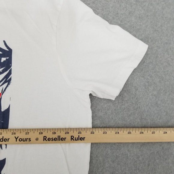 Hurley Shirt Mens XL White Short Sleeve Crew Neck Spell Out Logo - Picture 9 of 10